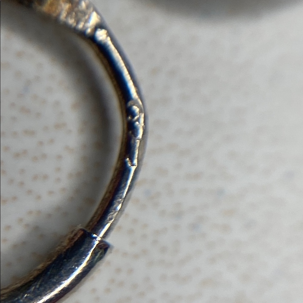 Silver Hoop Earrings Set - Picture 3 of 5